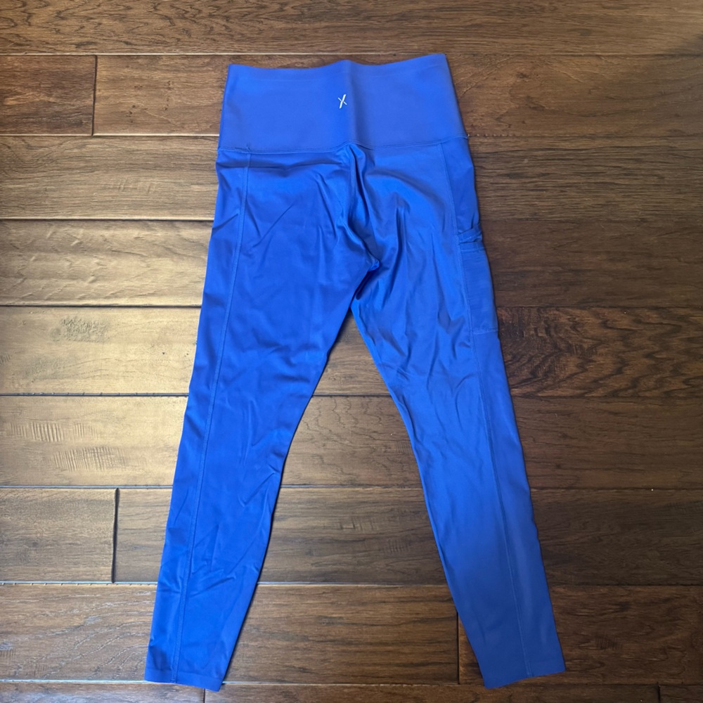 2/40 KNIX Royal Blue Cropped Leggings with Pocket - Women’s Medium - Picture 2 of 8